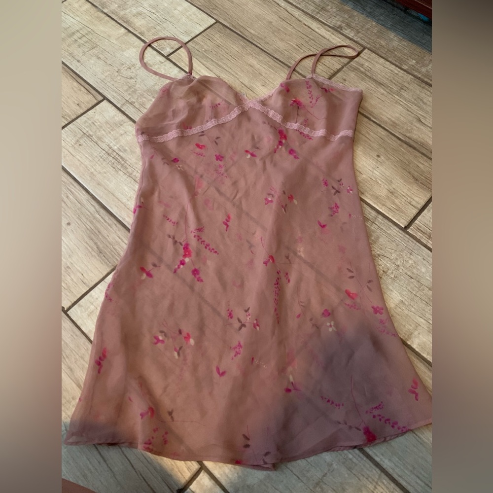 💖Y2K style mesh slip dress